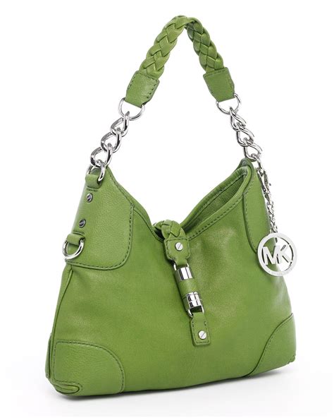 michael kors purse green|Michael Kors green shoulder bags.